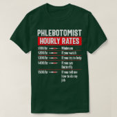 Phlebotomy Technician Phlebotomist Funny Medical N Tシャツ (デザイン正面)
