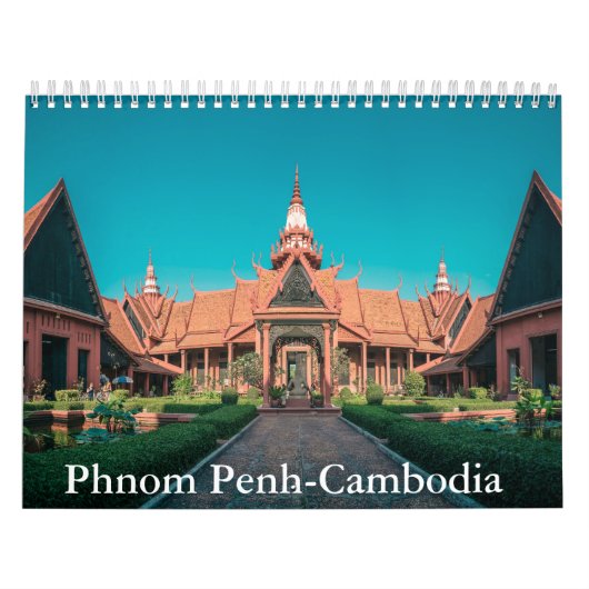 Phnom Penh-Cambodia Calendar カレンダー (カバー)
