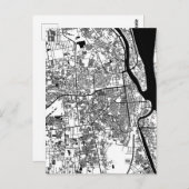 Phnom Penh Cambodia City Map ポストカード (正面/裏面)