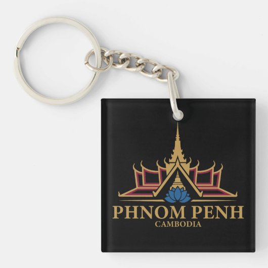 Phnom Penh Cambodia Southeast Asia キーホルダー (正面)