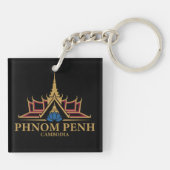 Phnom Penh Cambodia Southeast Asia キーホルダー (裏面)