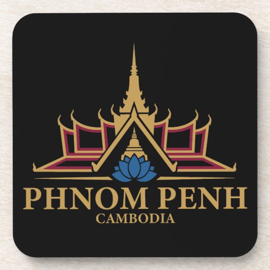 Phnom Penh Cambodia Southeast Asia コースター (正面)