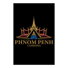 Phnom Penh Cambodia Southeast Asia ポスター