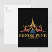 Phnom Penh Cambodia Southeast Asia ポストカード (正面/裏面)