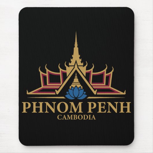 Phnom Penh Cambodia Southeast Asia マウスパッド (正面)