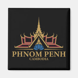 Phnom Penh Cambodia Southeast Asia マグネット