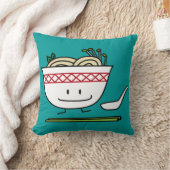 Phoのヌードルボールのベトナムのスープ用のスプーンの箸 クッション (ブランケット)