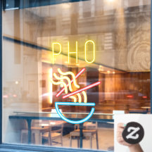 PHOヌードルネオンライフェイクトベトナムレストラン