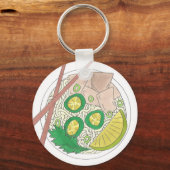 PHOベトナム料理チキンヌードルスープ箸 キーホルダー (正面)