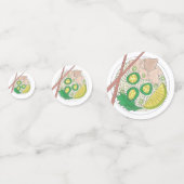 PHOベトナム料理チキンヌードルスープ箸 コンフェッティ (正面)