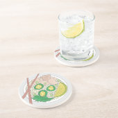 PHOベトナム料理チキンヌードルスープ箸 コースター (側面)