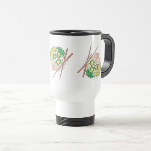 PHOベトナム料理チキンヌードルスープ箸 トラベルマグ (正面右)