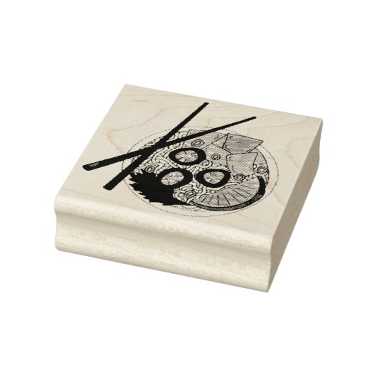 PHOベトナム料理チキンヌードルスープ箸 ラバースタンプ (スタンプ)