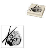 PHOベトナム料理チキンヌードルスープ箸 ラバースタンプ (押印)