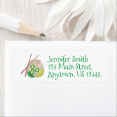 PHOベトナム料理チキンヌードルスープ箸 ラベル (インサイチュ)