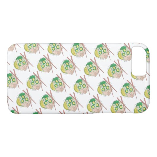 PHOベトナム料理チキンヌードルスープ箸 Case-Mate iPhoneケース (裏面(横))