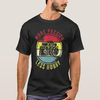 Pho向けの情熱が少ないホビーカメラ写真 Tシャツ