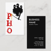 PHO :忍者 名刺 (正面/裏面)