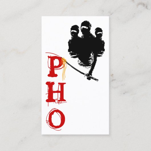 PHO :忍者 名刺 (正面)