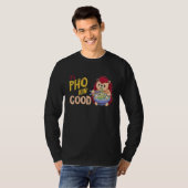 Pho Bowl Hedgehog Good Vietnamese Food  Food Pun J Tシャツ (正面フル)