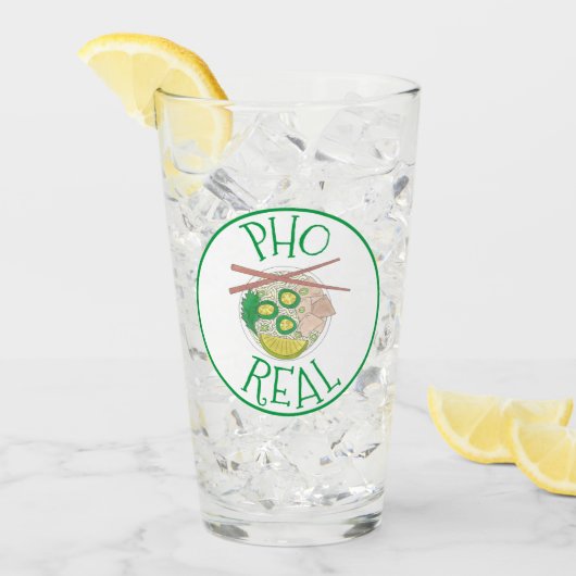 Pho (for)ベトナ実在ム麺スープグルメ タンブラーグラス (アイス正面)