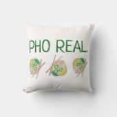Pho (for)ベト実在ナムチキン麺スープ食品 クッション (正面)