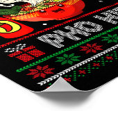 Pho Kit Apparel Ugly Xmas Pajamas Matching Family ポスター (角)