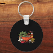 Pho Kit Funny Vietnamese Pho Noodle Pun キーホルダー (正面)