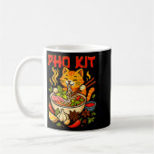 Pho Kit Mariners Cat Funny Meme  コーヒーマグカップ (左)