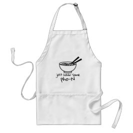 Pho Lover's Chef Pocket Aprons, Vietnam Pho Pun スタンダードエプロン