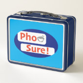 Pho Sureプリントデザイン: Youtube商品@letsle メタルランチボックス (裏面)