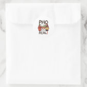 Pho Threads Co.おもしろいおもしろいベトナム語Pho麺So ラウンドシール (バッグ)