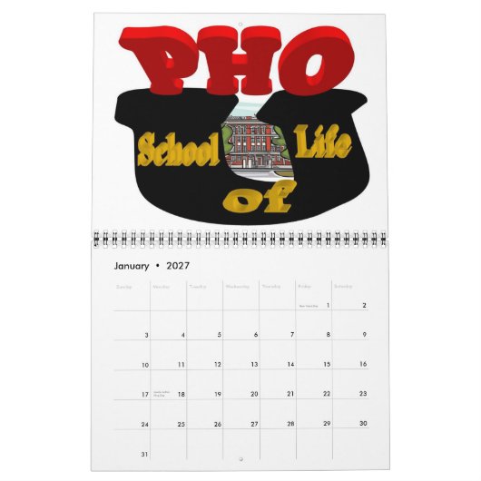 PHO Uカレンダー カレンダー (1月 2027)