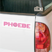 Phoebeボタン バンパーステッカー (トラック上)