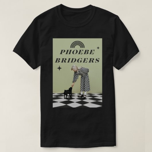 Phoebe Bridgersポスター Tシャツ (デザイン正面)