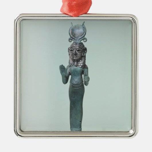 Phoenicianの女神の小像 メタルオーナメント (正面)