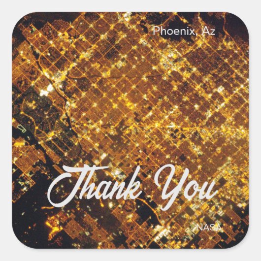 Phoenis, Az NASAの写真 スクエアシール (正面)