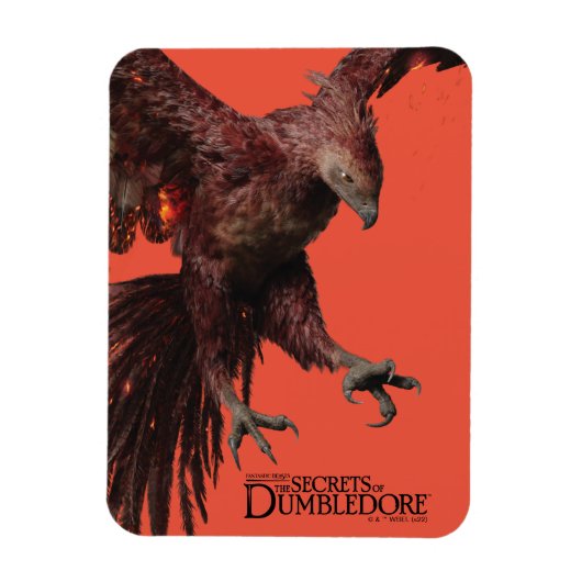 Phoenixグラフィック飛んでいる マグネット (縦)