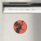 Phoenixグラフィック飛んでいる マグネット (インサイチュ (食洗機))