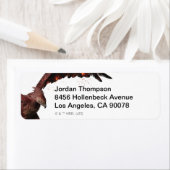 Phoenixグラフィック飛んでいる ラベル (インサイチュ)