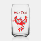 Phoenixファンタジーのカスタマイズ ガラス缶 (裏面)