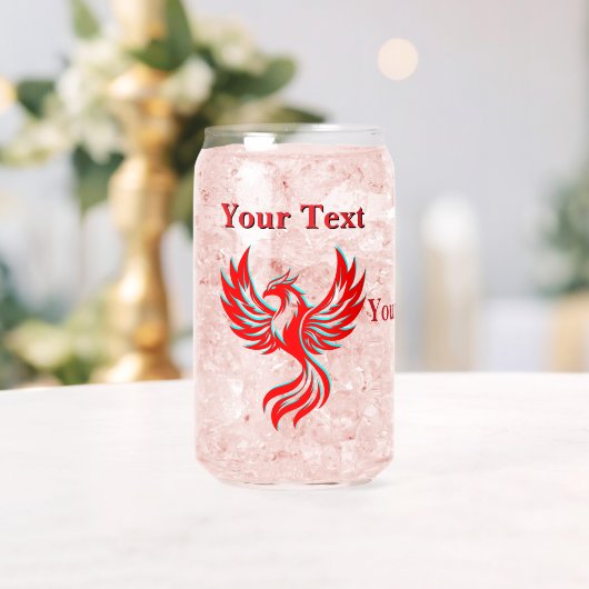 Phoenixファンタジーのカスタマイズ ガラス缶 (インサイチュ (ウェディング))