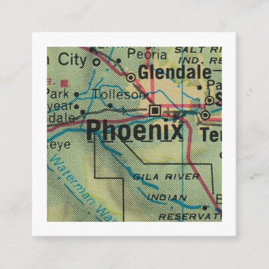 Phoenix引っ越しました新しいアドレスカード エンクロージャーカード (正面)