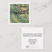 Phoenix引っ越しました新しいアドレスカード エンクロージャーカード (正面/裏面)