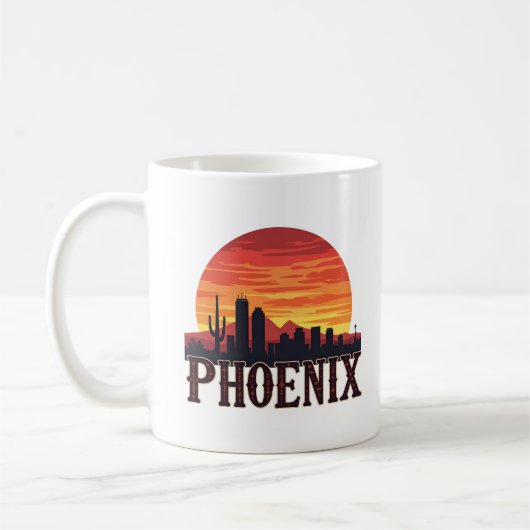 Phoenix コーヒーマグカップ (左)