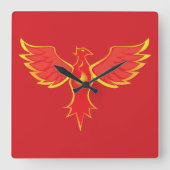 Phoenix スクエア壁時計 (正面)