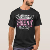 Phoenix 保 CalmとPhoenix Handle that Tシャツ (正面)