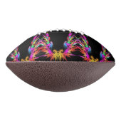 Phoenix – 黒のカラフルフラクタルアート アメリカンフットボール (回転90)