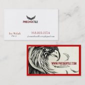 Phoenix_4、PHEONIXのタイルおよびフロアーリング、ジョーMofa… 名刺 (正面/裏面)