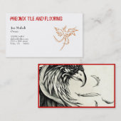Phoenix_4、PHEONIXのタイルおよびフロアーリング、ジョーMofa… 名刺 (正面/裏面)